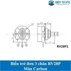 Biến trở đơn 3 chân RV28 RV28P màn Carbon