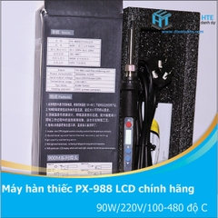 Bộ máy hàn thiếc điện tử PX-988 LCD chính hãng 8 trong 1