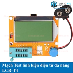 Mạch Test Linh Kiện Điện Tử Đa Năng LCR-T4 Kèm Pin - Có vỏ Mica