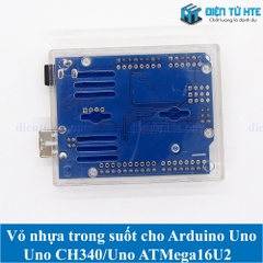 Vỏ hộp bảo vệ Arduino Uno nhựa trong suốt
