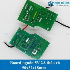 Board nguồn 5V 2A tháo vỏ 50x32x18mm