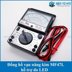 Đồng hồ vạn năng kim MF47L hỗ trợ đo LED chống nhầm điện