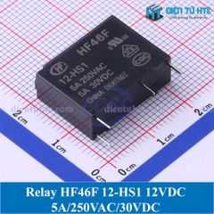 Relay 12V 4 chân HF46F 12-HS1 tiếp điểm thường mở 5A - chính hãng HONGFA