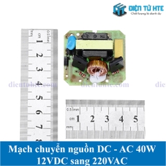 Mạch chuyển đổi nguồn DC-AC Inverter 12VDC sang 220VAC 40W