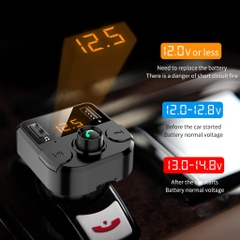 Bộ thu Bluetooth 5.0 trên xe hơi hỗ trợ Sạc - MP3 truyền FM BT36B