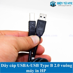 Dây cáp USBA sang USB type B vuông 2.0 cho máy in hàng chuẩn dùng trong máy in HP EPSON dài 1.5-1.8m