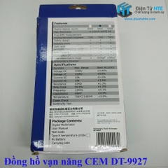 Đồng hồ vạn năng chuyên nghiệp DT-9927 chính hãng CEM