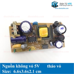 Board nguồn không vỏ 5V 1.5A tháo vỏ