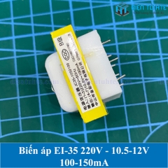 Biến áp nguồn 220V sang 10.5V 12V EI-35 100-150mA hàn mạch