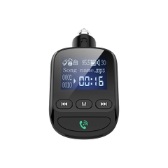 Bộ thu Bluetooth 5.0 kèm sạc đa năng cho xe hơi ô tô  hỗ trợ QC3.0 BT06Q
