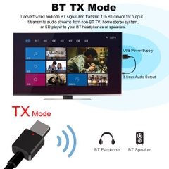 Bộ thu phát âm thanh Bluetooth 5.0 mini 2 trong 1 ZF-169