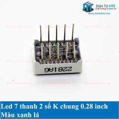 Led 7 thanh 2 số K chung 0.28 inch