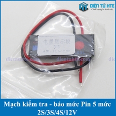 Mạch kiểm tra báo mức Pin - Acquy