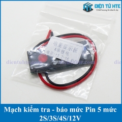 Mạch kiểm tra báo mức Pin - Acquy