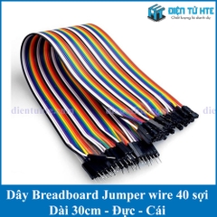 Dây Cắm Breadboard Testboard 20cm 40 Sợi Jumper Wire