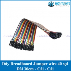 Dây Cắm Breadboard Testboard 20cm 40 Sợi Jumper Wire