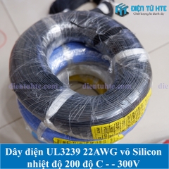 Dây điện đơn Silicon chịu nhiệt UL3239 22AWG
