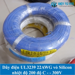 Dây điện đơn Silicon chịu nhiệt UL3239 22AWG