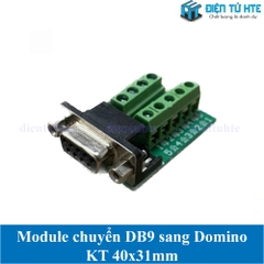 Module chuyển đổi RS232 DB9 sang Domino kích thước 40x31mm