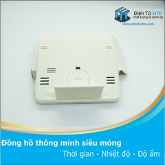 Đồng hồ Thời gian - Nhiệt độ - Độ ẩm siêu mỏng