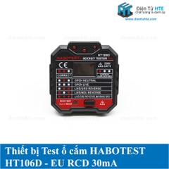 Thiết bị kiểm tra ổ cắm và test RCD HABOTEST HT106