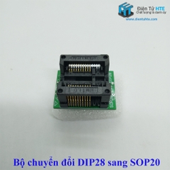 Socket chuyển đổi SOP20 SOIC20 TSSOP20 sang DIP28