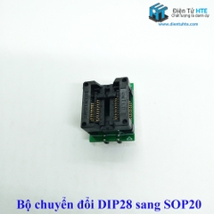 Socket chuyển đổi SOP20 SOIC20 TSSOP20 sang DIP28