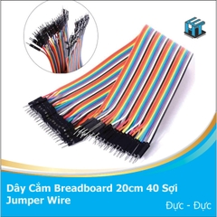 Dây Cắm Breadboard Testboard 20cm 40 Sợi Jumper Wire