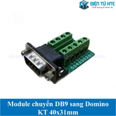 Module chuyển đổi RS232 DB9 sang Domino kích thước 40x31mm