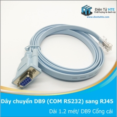 Dây chuyển đổi RS232 DB9 Female sang RJ45 Male