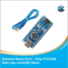 Arduino Nano dùng chip FT232RL - kèm cáp USB