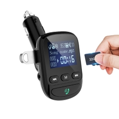 Bộ thu Bluetooth 5.0 kèm sạc đa năng cho xe hơi ô tô  hỗ trợ QC3.0 BT06Q