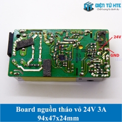 Board nguồn tháo vỏ 24V 3A 94x47x24mm