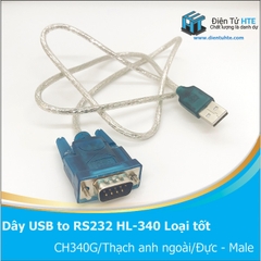 Dây chuyển đổi USB to COM RS232 HL-340 Loại tốt
