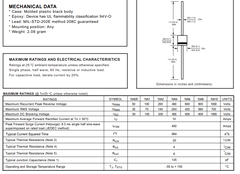 Diode MIC 10A10 1000V 10A R6