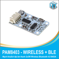 Mạch khuếch đại âm thanh 2x3W Wireless Bluetooth 4.0 8403A