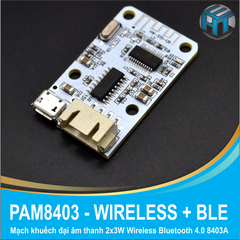 Mạch khuếch đại âm thanh 2x3W Wireless Bluetooth 4.0 8403A