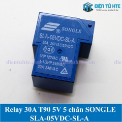 Relay T90 30A 5V 4 chân 6 chân SLA-05VDC SONGLE