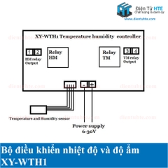 Bộ điều khiển nhiệt độ - độ ẩm ấp trứng XY-WTH1