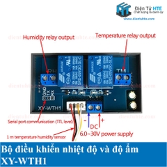 Bộ điều khiển nhiệt độ - độ ẩm ấp trứng XY-WTH1