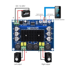 Mạch khuếch đại âm thanh TPA3116 120W + 120W XH-M543