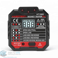 Thiết bị kiểm tra ổ cắm và test RCD HABOTEST HT106