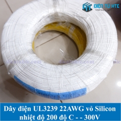 Dây điện đơn Silicon chịu nhiệt UL3239 22AWG