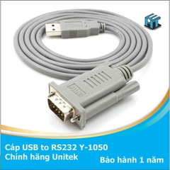 Dây chuyển đổi USB to RS232 Y-1050 chính hãng Unitek