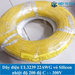 Dây điện đơn Silicon chịu nhiệt UL3239 22AWG