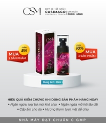 Xịt khử mùi kiềm mồ hôi & khử thâm Cơ Thể ( Nách ,Chân ) Cosimago Pro 60ml ( màu hồng pro ) giúp cơ thể khô thoáng sạch thơm cả ngày