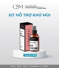 Xịt khử mùi hôi & Kiềm mồ hôi cơ thể ( nách , chân) Cosimago 60ml MÀU HỒNG