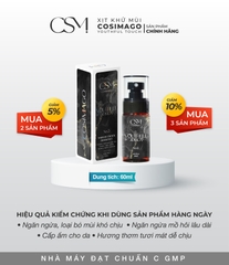 Xịt khử mùi kiềm mồ hôi & khử thâm Cơ Thể ( Nách ,Chân ) Cosimago Pro 60ml ( màu Xám pro ) giúp cơ thể khô thoáng sạch thơm cả ngày