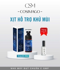 Xịt khử mùi kiềm mồ hôi & khử thâm Cơ Thể ( Nách ,Chân ) Cosimago Pro 60ml ( màu Xanh Dương pro ) giúp cơ thể khô thoáng sạch thơm cả ngày