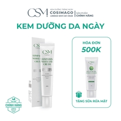 Kem Dưỡng Trắng Ban Ngày COSIMAGO LUMINOUS WHITE DAY CREAM 20gr - Nâng Tone Chống Nắng - Dưỡng Sáng Da - Cấp Ẩm - Phục Hồi Da